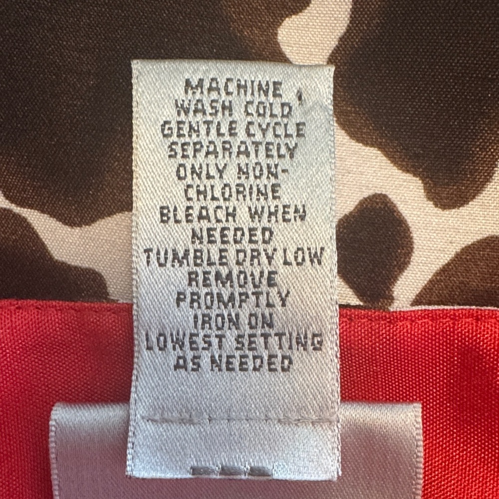 Chico's Cow Print Blazer with Red Trim Size 0 (Small) - Picture 11 of 12